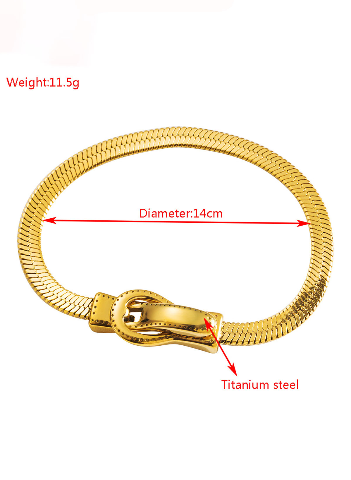 Magnetic Clasp Titanium Steel Rattlesnake Bone Bracelets
