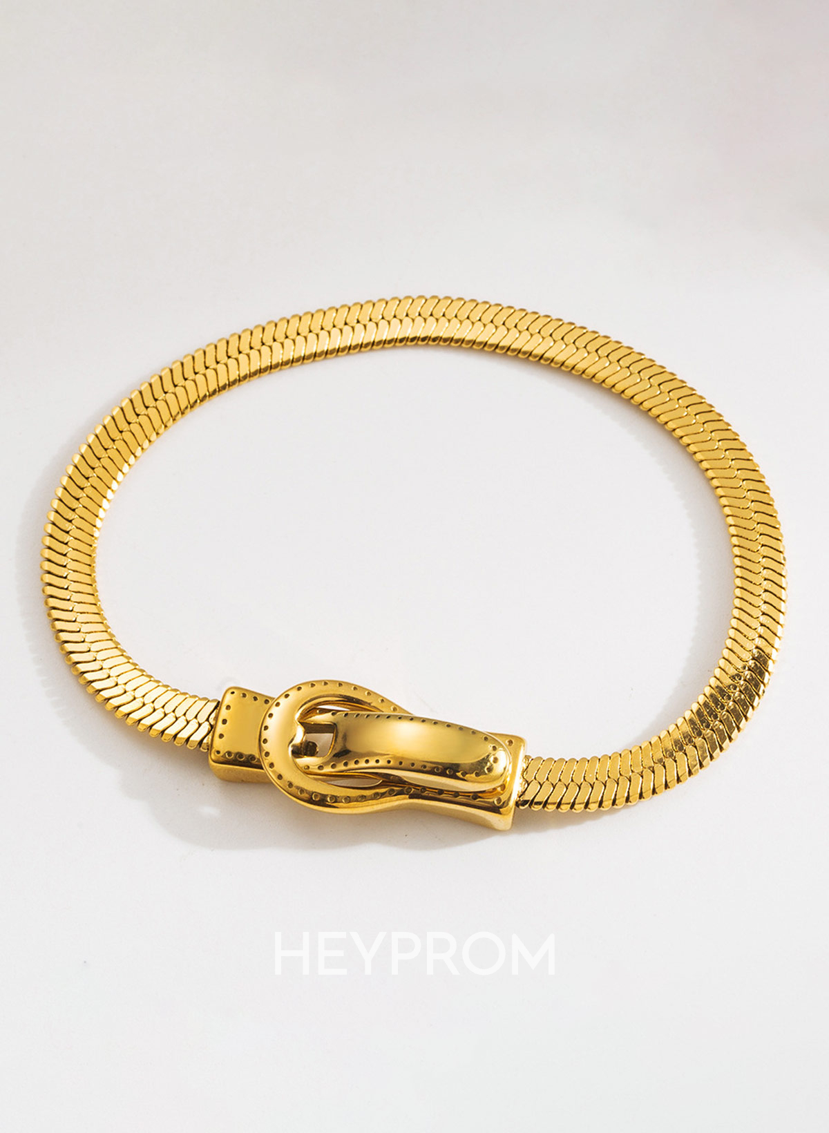 Magnetic Clasp Titanium Steel Rattlesnake Bone Bracelets
