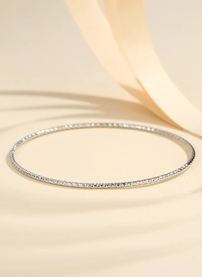 Simple Shiny Thin Copper Bracelets