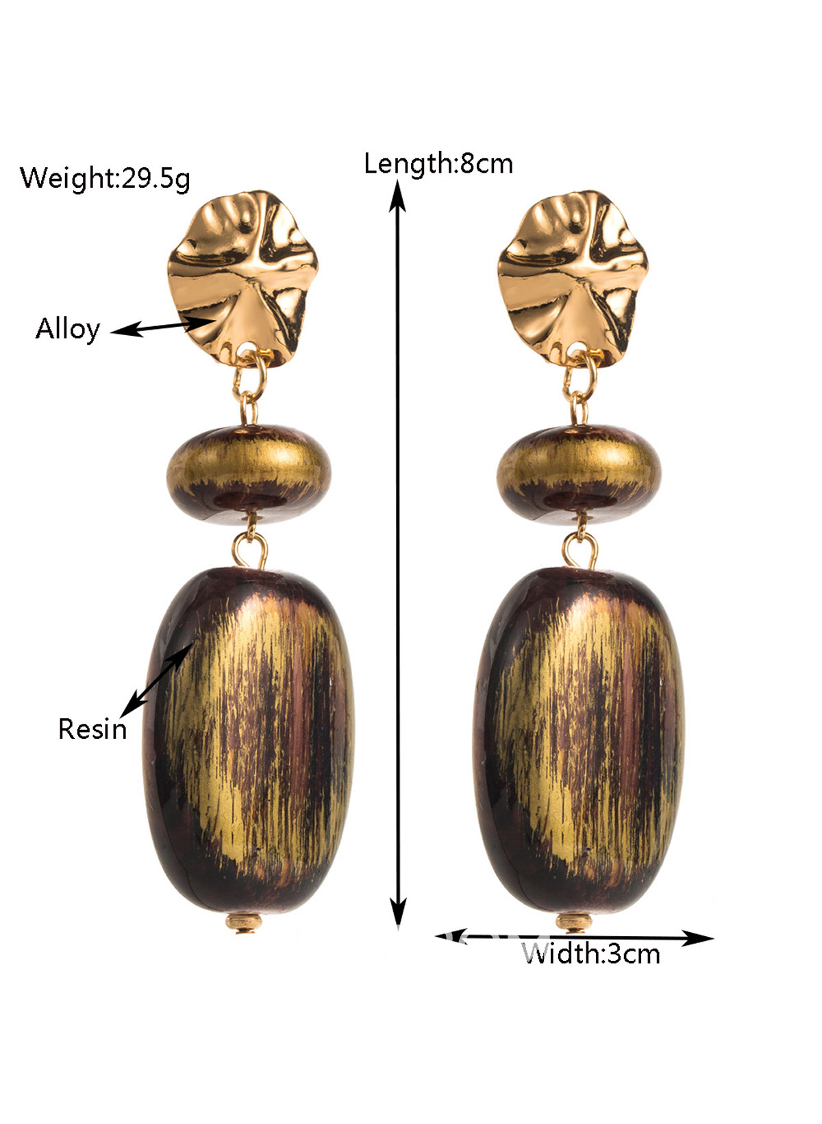 Elegant Vintage Geometric Earrings