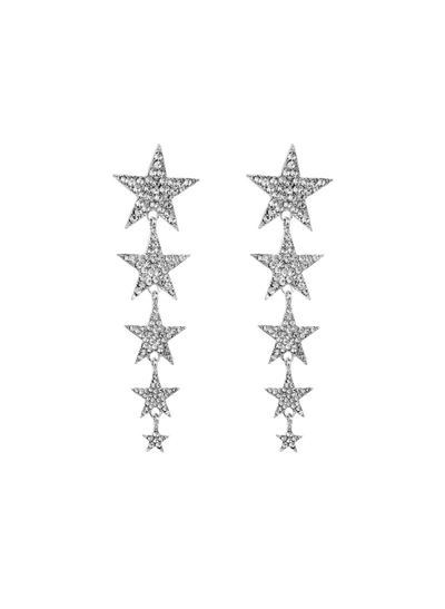 Diamond Studded Star Earrings