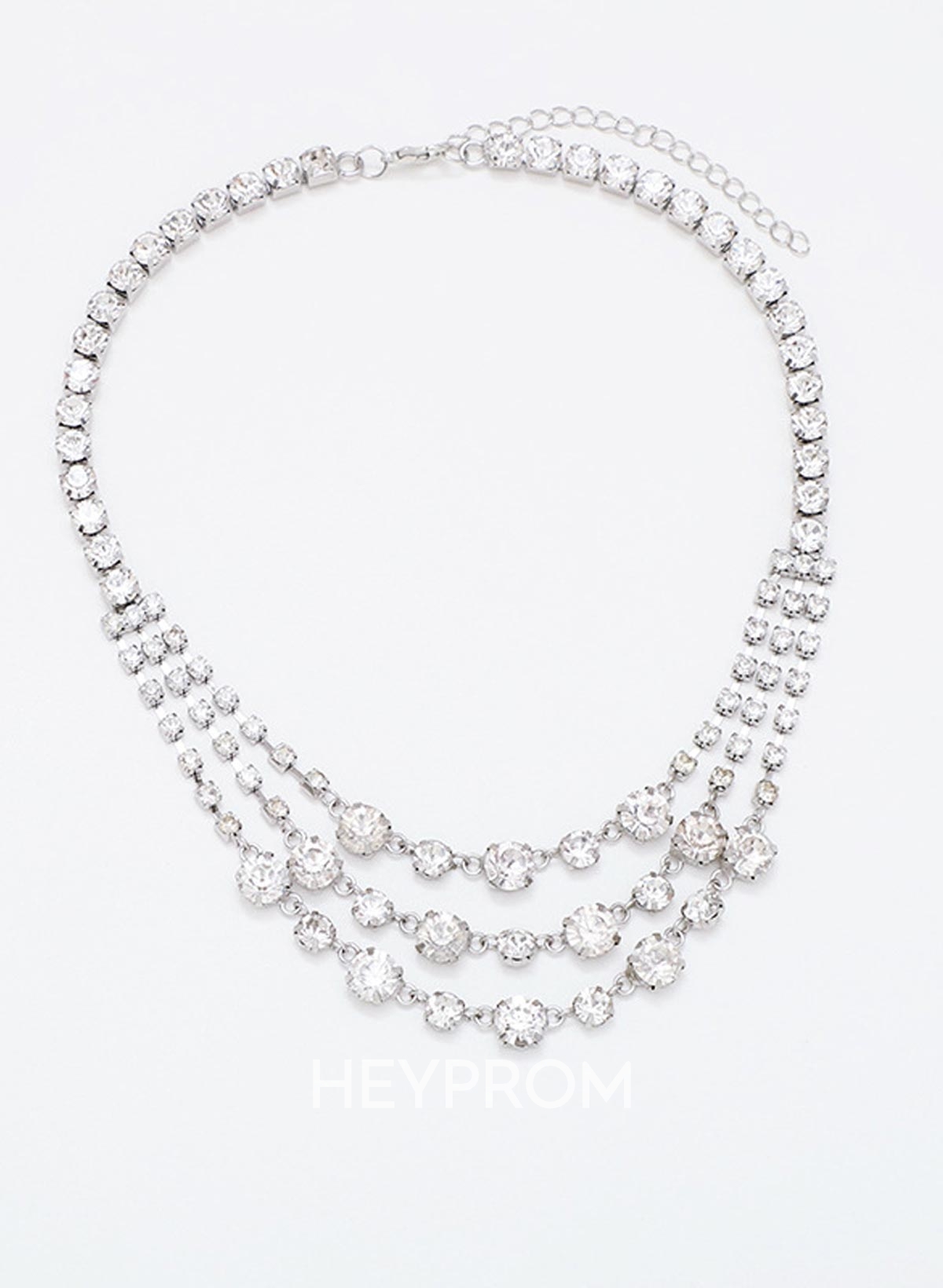 Sparkling Diamond Multi Layer Necklace