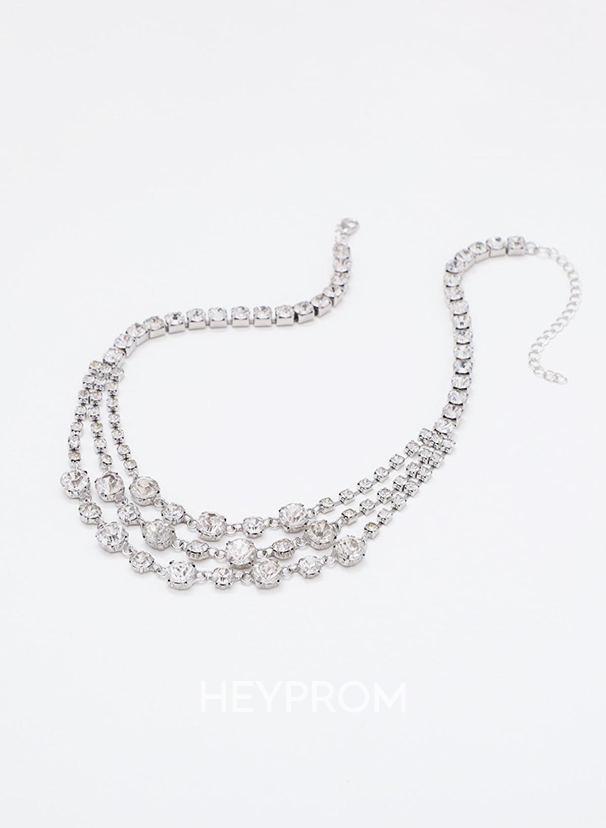 Sparkling Diamond Multi Layer Necklace