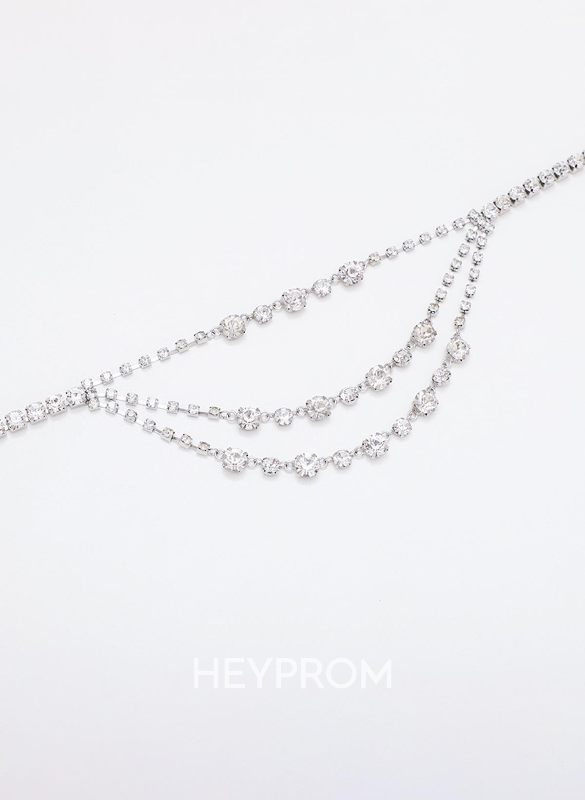Sparkling Diamond Multi Layer Necklace