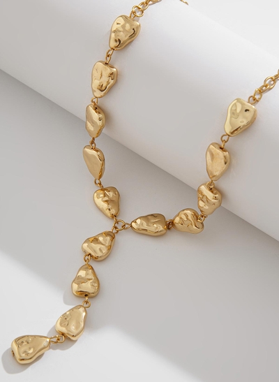 Irregular Baroque Y-Shaped Collarbone Chain